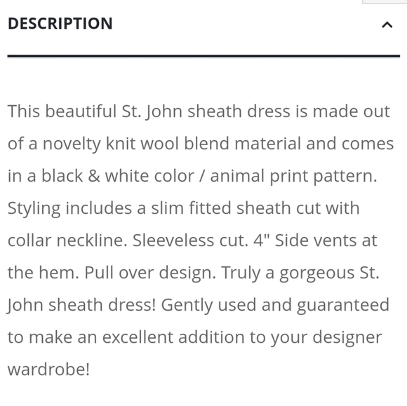 St. John sport sleeveless sheath dress - Picture 15 of 15